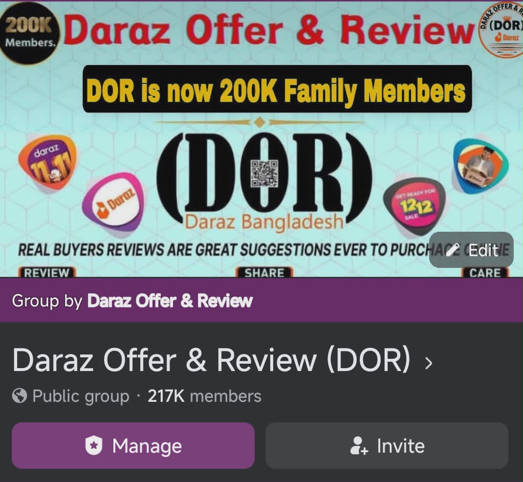 DOR Facebook group preview